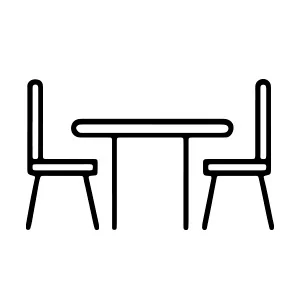 Mesa de Comedor 4 Plazas